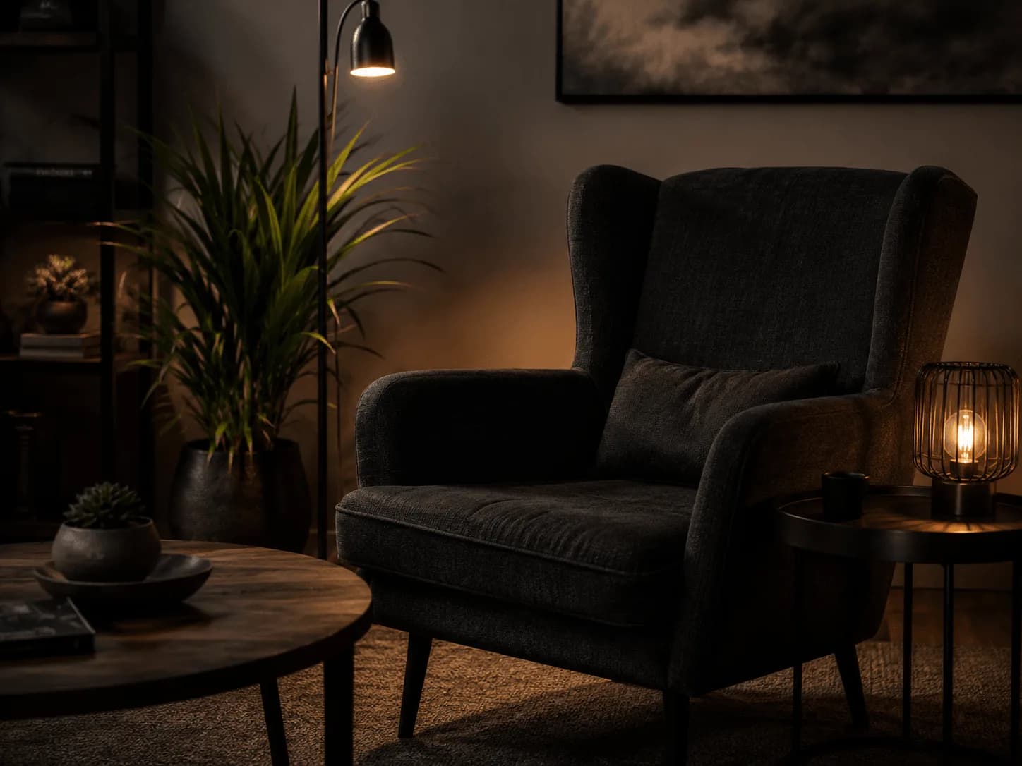 A calm, private setting for focused conversation and support
